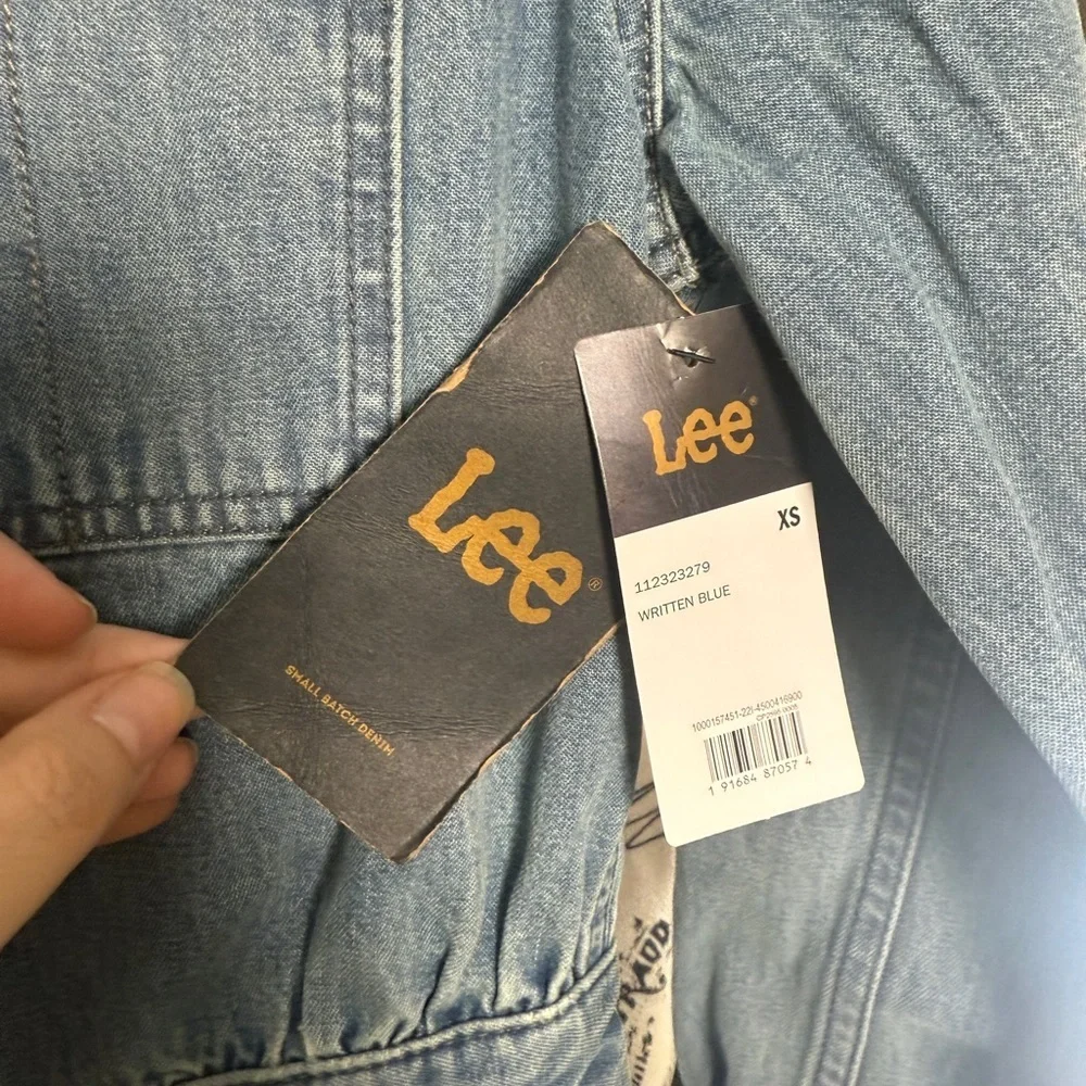 Lee Union-Alls Distressed Denim Jumpsuit NWT - Picture 5 of 6